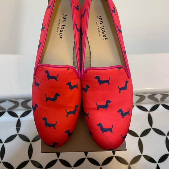 Pink Dog-Print Loafers!! - Picture 3 of 12